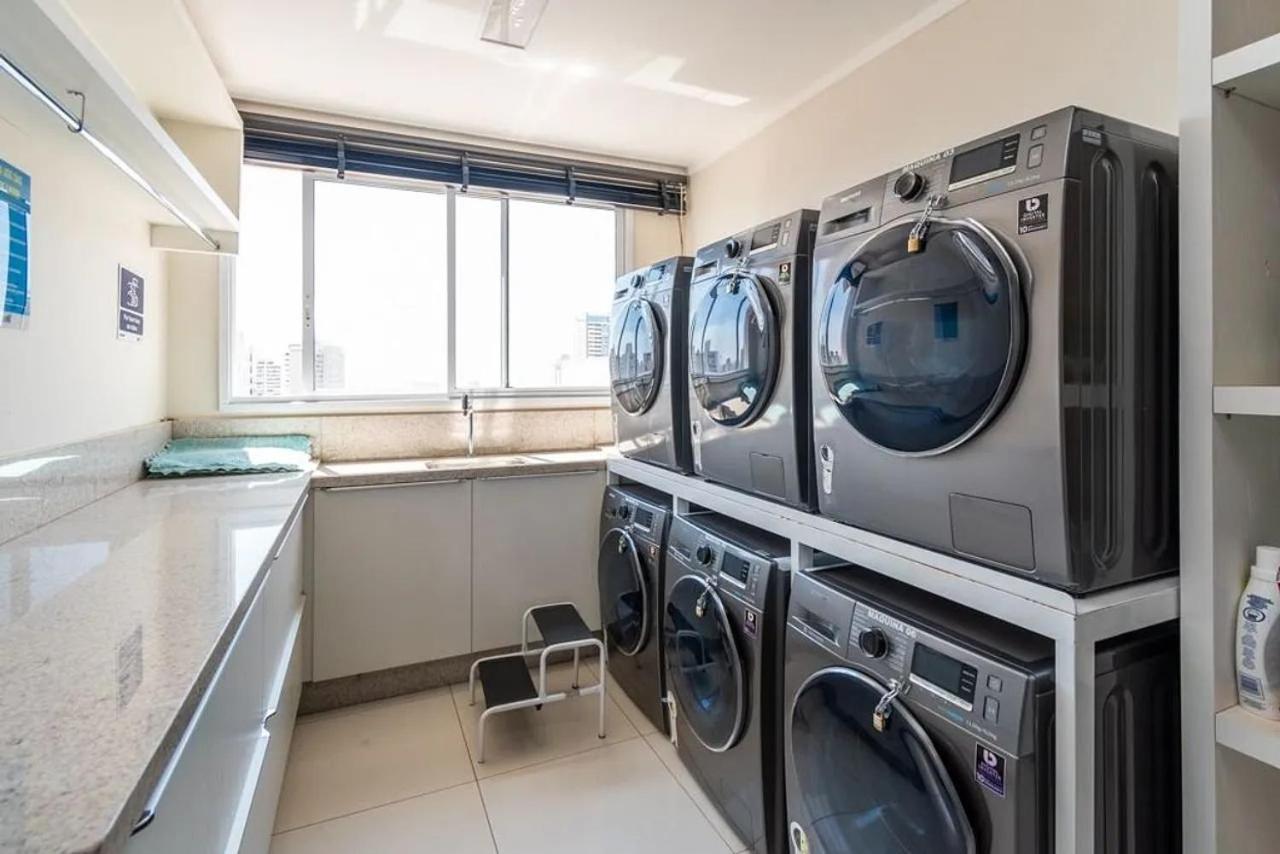 Flat No Ed Walk Bueno - Setor Bueno - Ao Lado Do Goiania Shopping - Wb2405- Andar Alto Apartman Kültér fotó